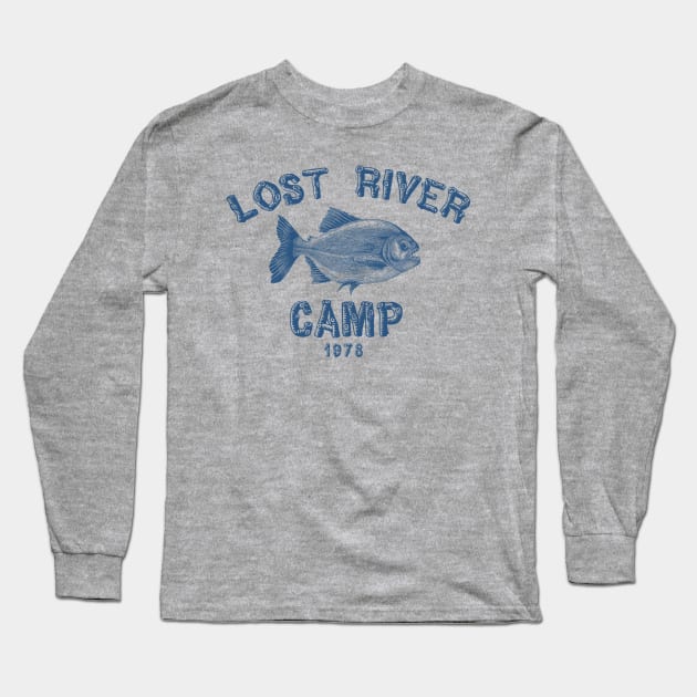 Lost River Camp Long Sleeve T-Shirt by MindsparkCreative